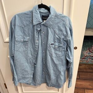 Wrangler Classic Blue Denim Shirt